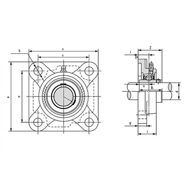 Подшипниковый узел UCF211 LIGHT TECHNIX