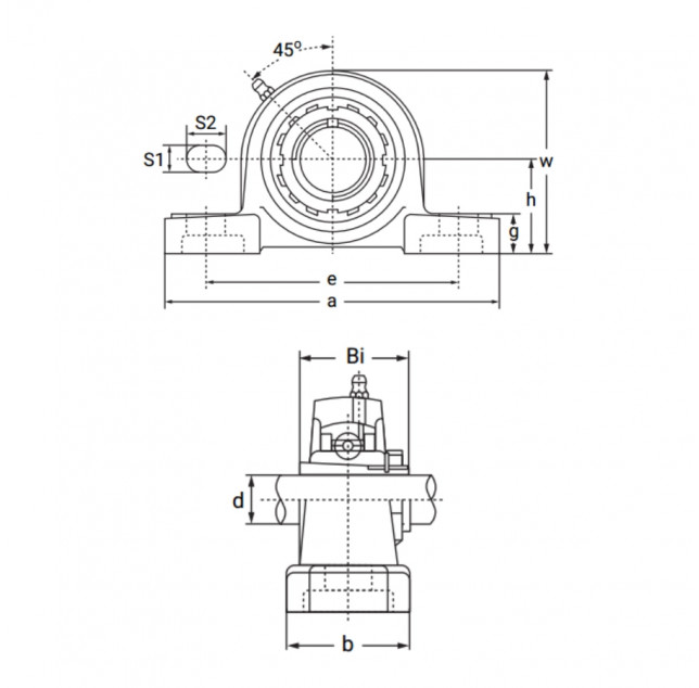 Подшипниковый узел UKP215 LIGHT TECHNIX Подшипниковый узел UKP215 LIGHT TECHNIX