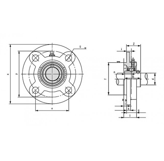 Подшипниковый узел UCFC210 LIGHT TECHNIX